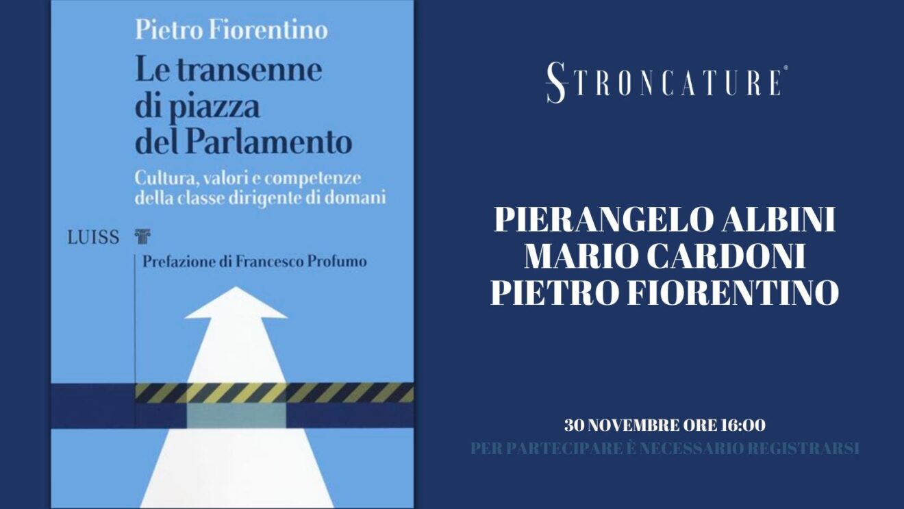 Presentazione libro ＂Le transenne di Piazza del Parlamento＂ di Pietro Fiorentino - 30 novembre 2022 - alle ore 16