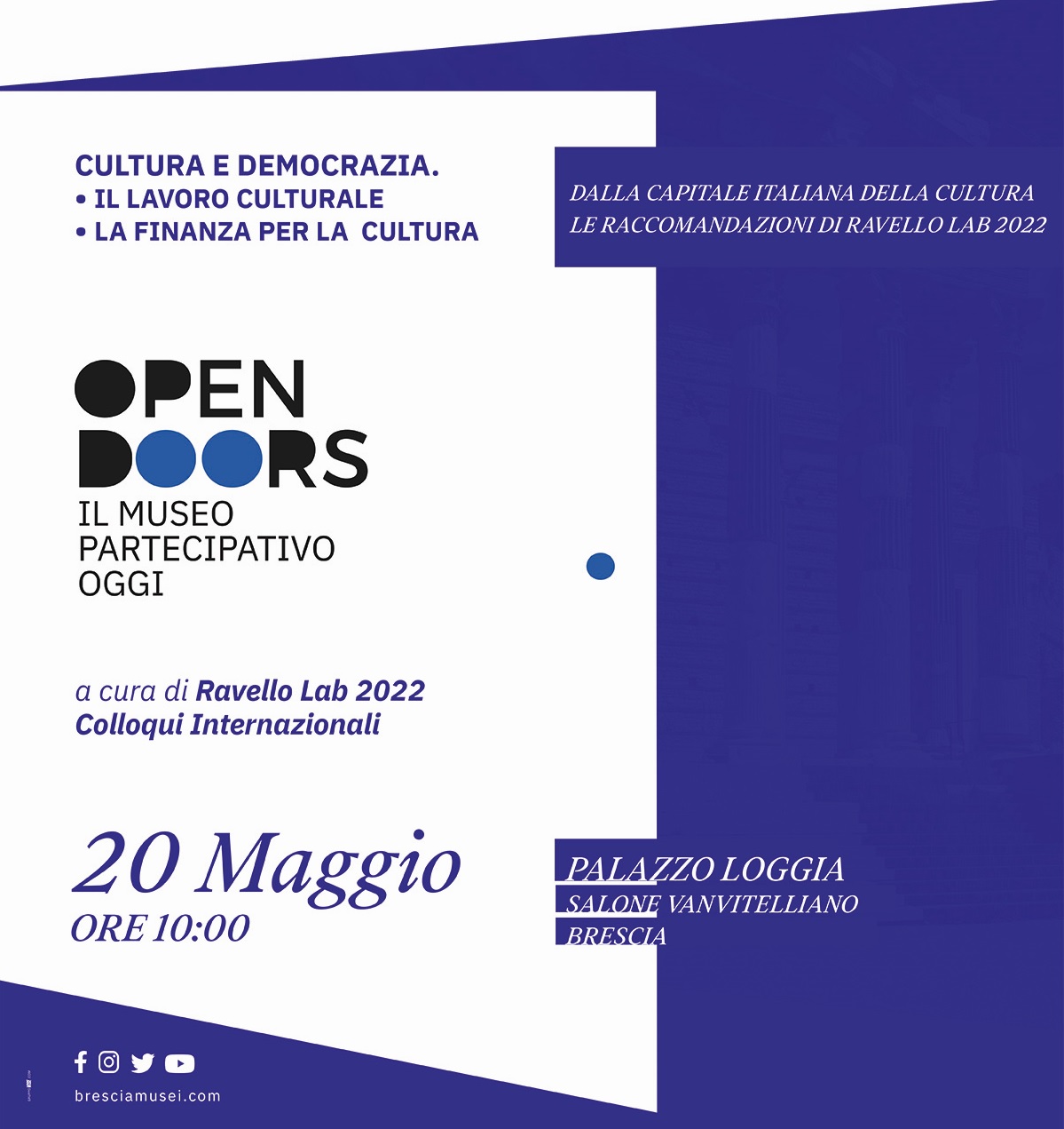 Dalla Capitale Italiana della Cultura le Raccomandazioni di Ravello Lab 2022 - 20 maggio – ore 10